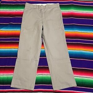Dickies Light grey 874 original fit work pants men's 33 x 30